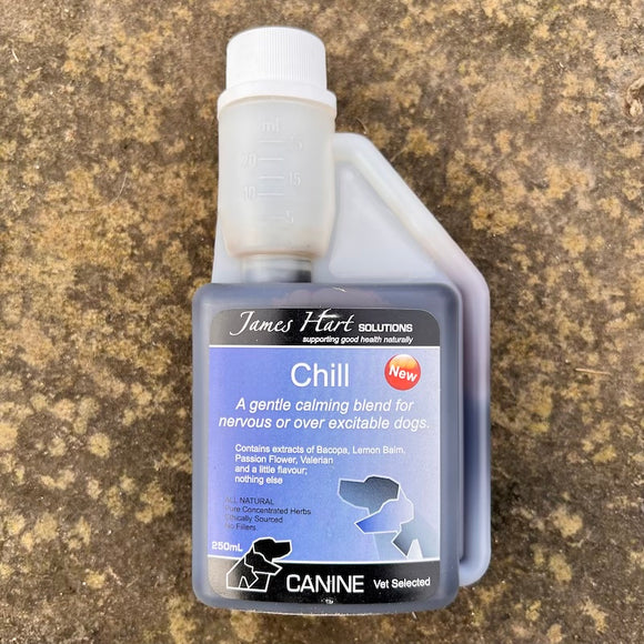 James Hart 'CHILL' Tonic for DOGS 250ml