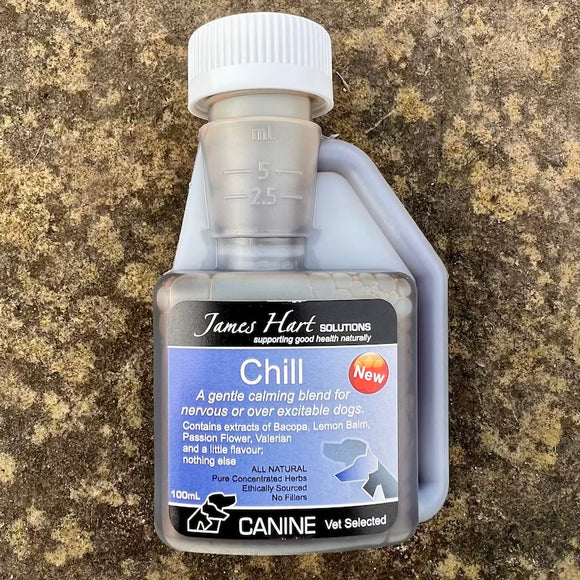 James Hart 'CHILL' Tonic for DOGS 100ml